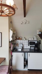 A kitchen or kitchenette at Aplagårdens vingård