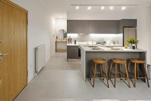 Η κουζίνα ή μικρή κουζίνα στο Singer Suite Kalamata , Close to Center & Easy Street Parking