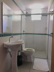 Babeu suites independentes tesisinde bir banyo