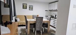 Kuchyň nebo kuchyňský kout v ubytování Apartman Branka