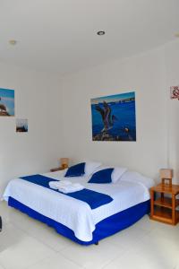 Voodi või voodid majutusasutuse Gran Hostal Tintorera toas