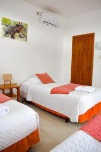 Voodi või voodid majutusasutuse Gran Hostal Tintorera toas
