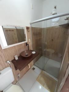 Vonios kambarys apgyvendinimo įstaigoje Suites na Vila