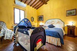 Posteľ alebo postele v izbe v ubytovaní Casale il Fontanellino - country house near Florence