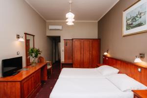 Katil atau katil-katil dalam bilik di Union Hotel Prague