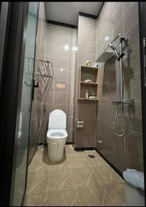 Koupelna v ubytování Khách sạn An Vy Đà Lạt