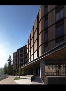 an external view of a building at Woodside Kopaonik Duplex 003 in Kopaonik +6 photos