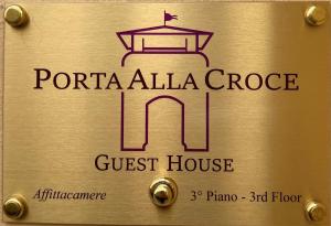 Porta alla Croce Guest House tanúsítványa, márkajelzése vagy díja