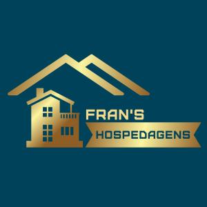 a house and the words family s hospeds at FRAN's - HOSPEDAGENS in Lagoa Santa