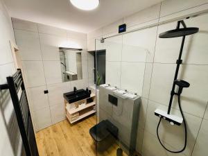 Kúpeľňa v ubytovaní Apartmán A29-2, Hrabovo, Ružomberok