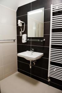 Koupelna v ubytování Hotel Vír