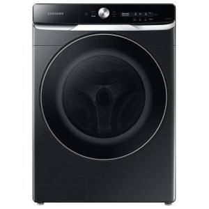uma máquina de lavar roupa preta com uma porta preta em Home Away From Home 