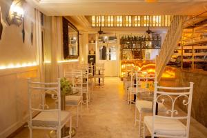 Posezení v ubytování Leones de Alba Hotel Boutique
