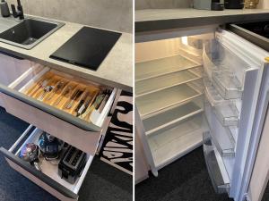 Kuchyňa alebo kuchynka v ubytovaní Apartmán A29-2, Hrabovo, Ružomberok