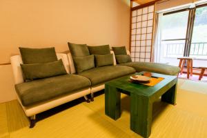 Posezení v ubytování Mashikokan Satoyama Resort Hotel