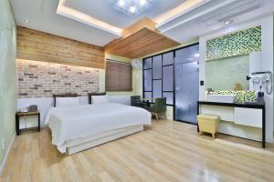 Katil atau katil-katil dalam bilik di G&G Hotel
