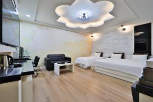 Katil atau katil-katil dalam bilik di G&G Hotel