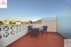 Balkon lub taras w obiekcie Nuevo Norat Sanxenxo