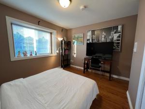 TV a/nebo společenská místnost v ubytování Comfortable Utopia B&B