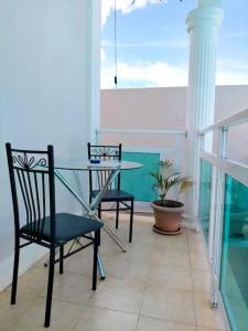Balkón nebo terasa v ubytování Appartement Calodyne - calme & proche plage