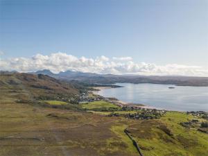 an aerial view of a large body of water at 1 bed property in Strath CA044 in Gairloch