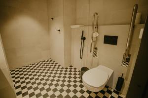 Koupelna v ubytování Coop Hotell