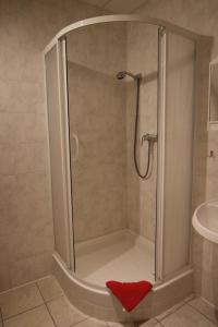 Koupelna v ubytování Penzion Zoom