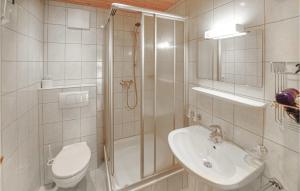 Kúpeľňa v ubytovaní Ferienwohnung Mit Bergblick