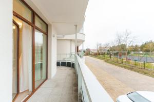 Балкон или терраса в Apartament Marmurowy Ku Morzu by Holidaysun