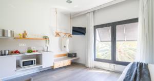 Kuchyňa alebo kuchynka v ubytovaní Hotel Catalina