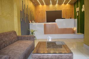 Hotel Soft Petal的休息区
