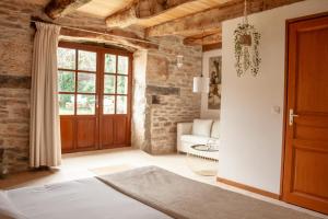 Koupelna v ubytování Chambres d'hôtes Pech Blanc
