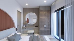 Kúpeľňa v ubytovaní Anemolia Parga Suites