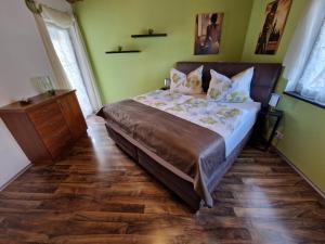 Postel nebo postele na pokoji v ubytování DSW Ferienhaus