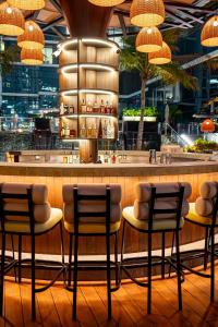 Loungen eller baren på Taj Dubai
