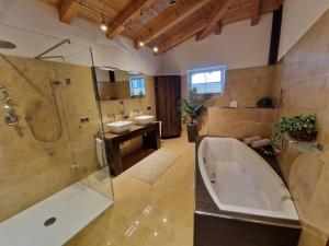 Koupelna v ubytování DSW Ferienhaus
