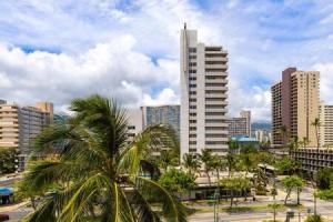 Nespecifikovaný výhled na destinaci Honolulu nebo výhled na město při pohledu z prázdninového domu