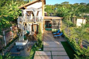 Zahrada ubytování Rancho Fiori di Mari - Lago Corumbá IV