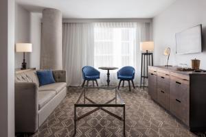 Posezení v ubytování Hotel Van Zandt