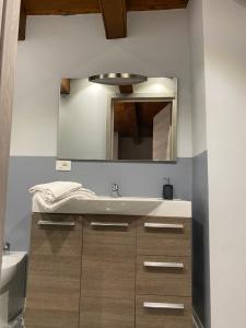 Ett badrum på La casa di Cate & Adry