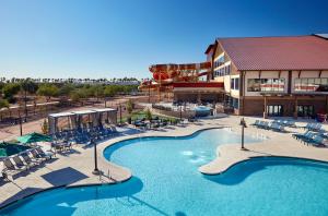 an aerial view of a resort with a swimming pool at Great Wolf Lodge Arizona in Scottsdale +8 photos