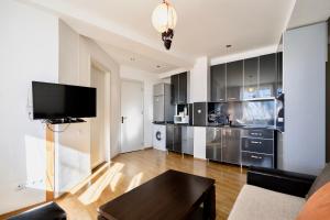 Kuchyň nebo kuchyňský kout v ubytování 3-room apartment NFT Gudauri Penta 301