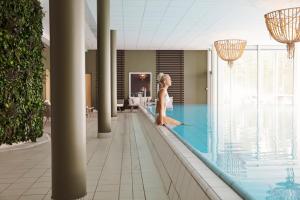 Bazén v ubytování Rømskog Spa & Resort - Unike Hoteller nebo v jeho okolí