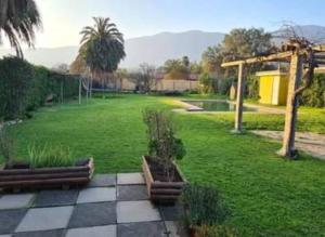 A garden outside Casa Olmué