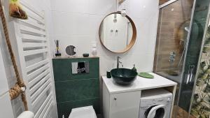 Kúpeľňa v ubytovaní Apartament Zielona Przystań Gdańsk