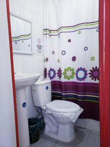 Bathroom sa Hostal Arrayan