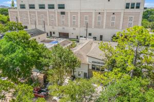 an overhead view of a building with trees at Golden Heart @ Tanglewood in Houston