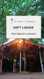 a sign for the sert luana soft lounger at By The C' Cabanas in Hikkaduwa