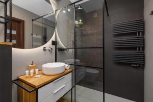 Kúpeľňa v ubytovaní Near EXPO Cracow Elegant Apartment by Noclegi Renters