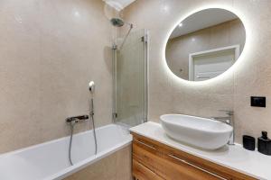 Kúpeľňa v ubytovaní Nadmorski Park Comfort Apartments + 13 fotografií
